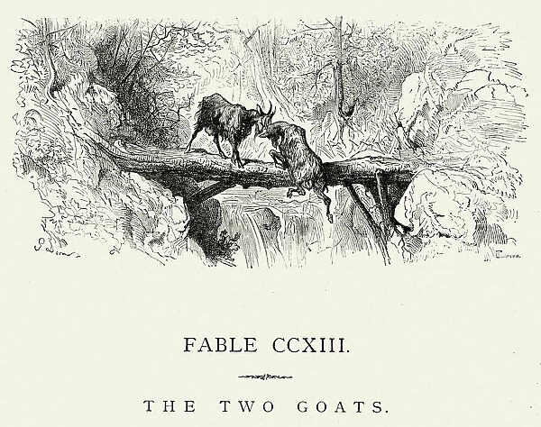La Fontaines Fables - The Two Goats