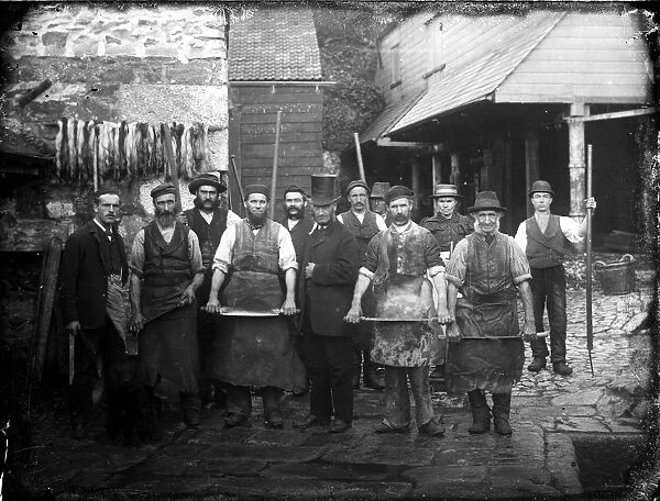 Cunnacks Tannery, Helston, Cornwall. October 1883