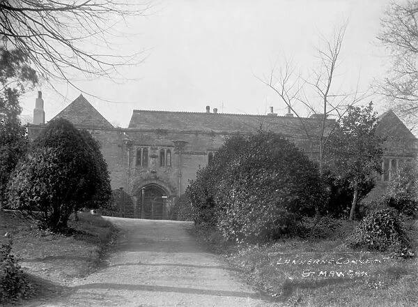 Lanherne Convent, St Mawgan in Pydar, Cornwall. Early 1900s