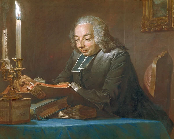 Abbe Jean-Jacques Huber, 1742 (pastel)