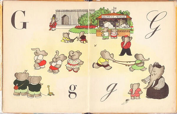 ABC OF BABAR G, 1939 (illustration)