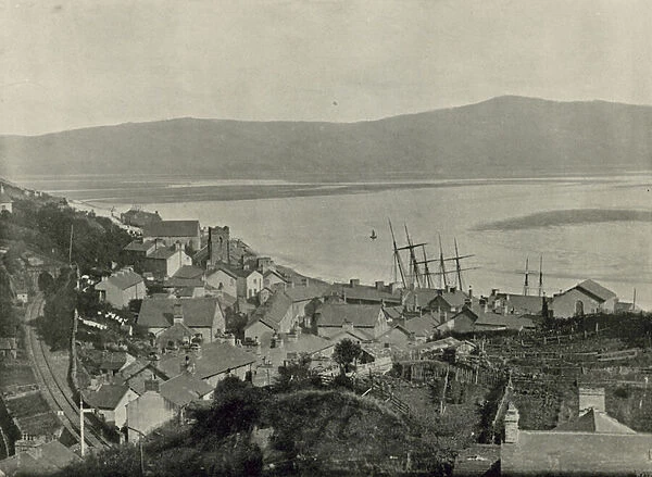 Aberdovey, View of the Town and the Bay (b  /  w photo)