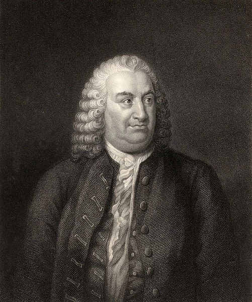 Albert de Haller, engraved by W. Holl, from The National Portrait Gallery, Volume III