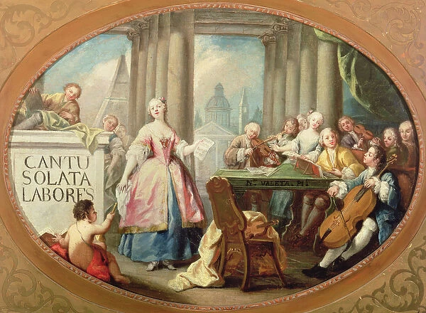 Allegory of Music (oil on canvas)