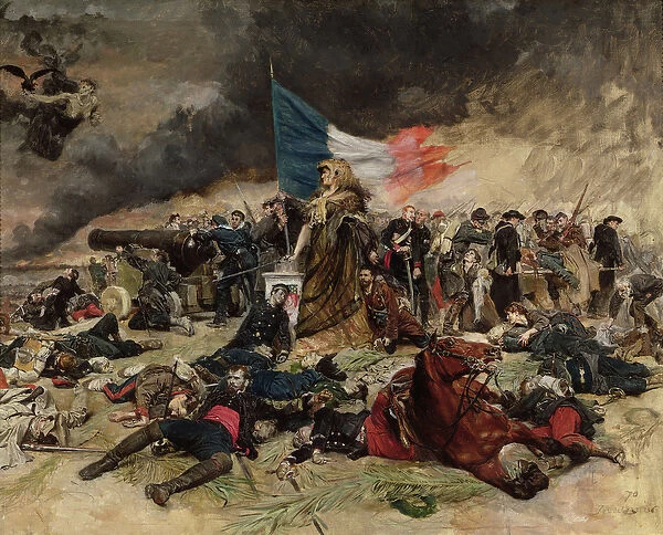 Allegory of the Siege of Paris, 1870 (oil on canvas)