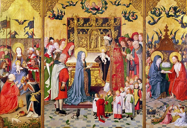 Altarpiece of the Seven Joys of the Virgin, depicting the Adoration of the Magi
