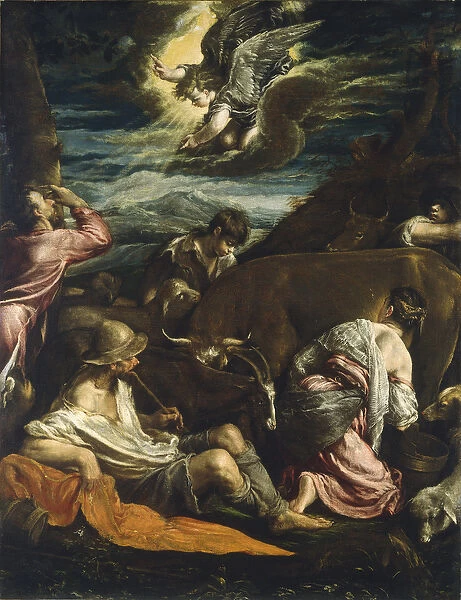 The Annunciation to the Shepherds, c. 1555  /  1560 (oil on canvas)