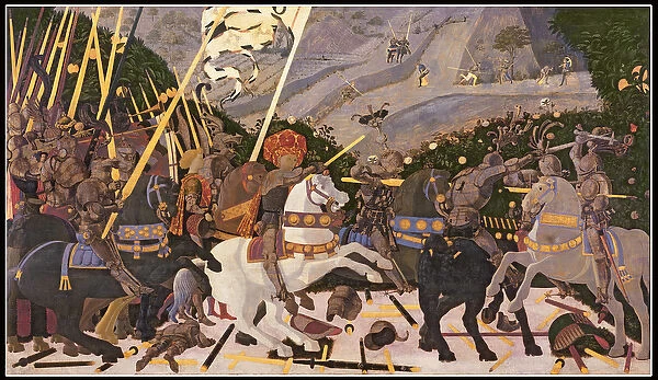 The Battle of San Romano, c. 1438-40 (tempera on poplar)
