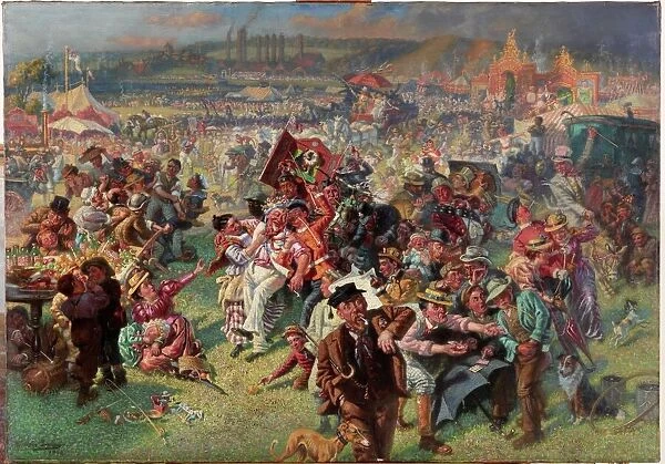 The Blaydon Races - A Study from Life, 1903 (oil on canvas)
