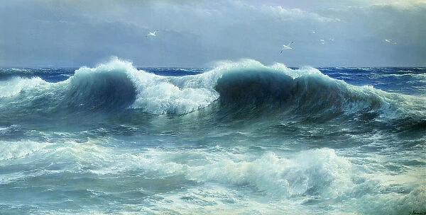 Breakers, 1895 (oil on canvas)