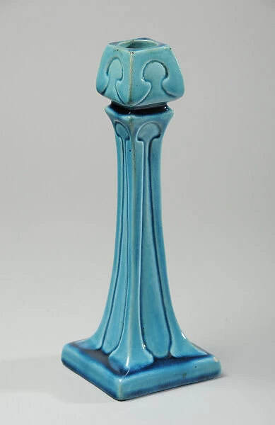 Candlestick, Burmantofts Pottery, c. 1890-99 (ceramic)