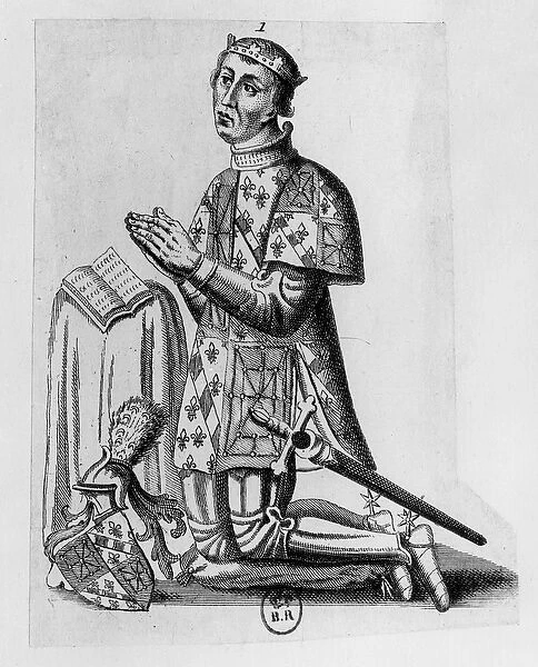 Charles II, the Bad, King of Navarre (engraving)