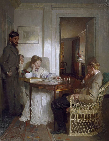 The Chess Players, pre 1902 (oil on canvas)