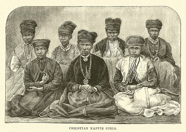 Christian Kaffir Girls (engraving)