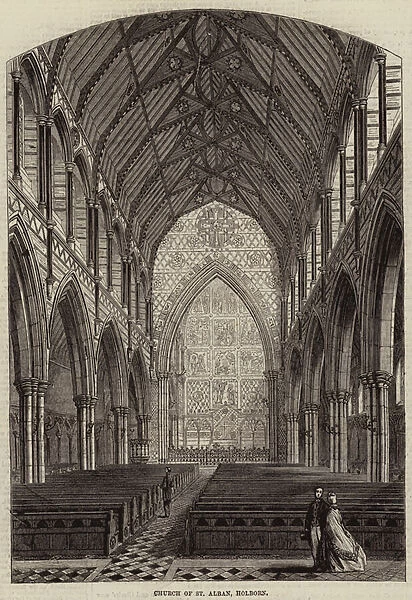 Church of St Alban, Holborn (engraving)