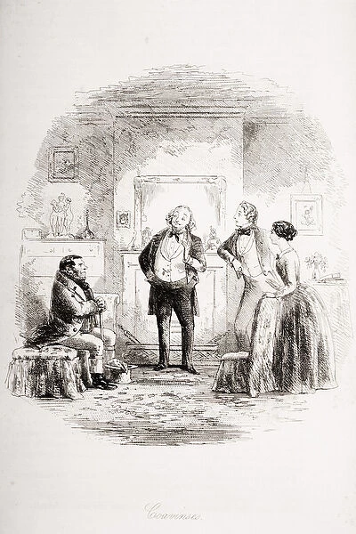 Coavinses, illustration from Bleak House by Charles Dickens (1812-70) published 1853