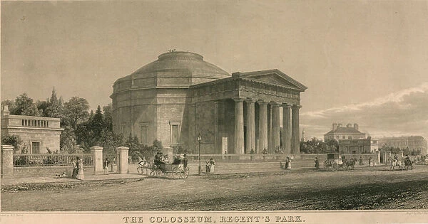 Colosseum, Regents Park, London (engraving)