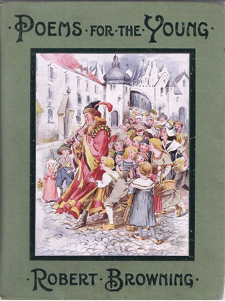 Front cover: 'And after him the children pressed, illustration from