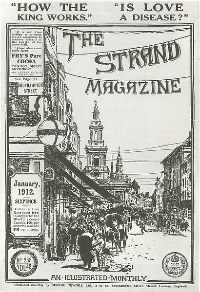 Cover of The Strand Magazine, 1912