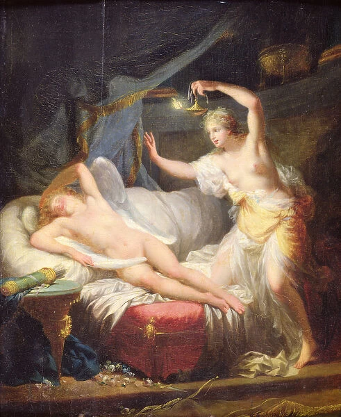 Cupid and Psyche (oil on canvas)