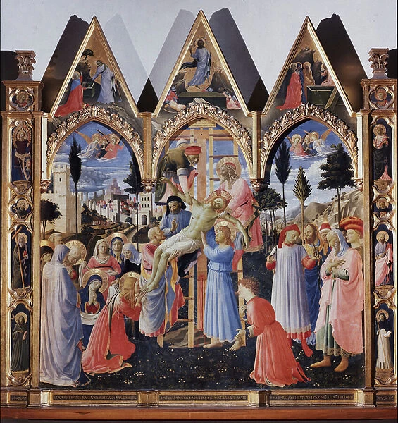 Deposition of Christ, 1432-1434 (tempera on wood)