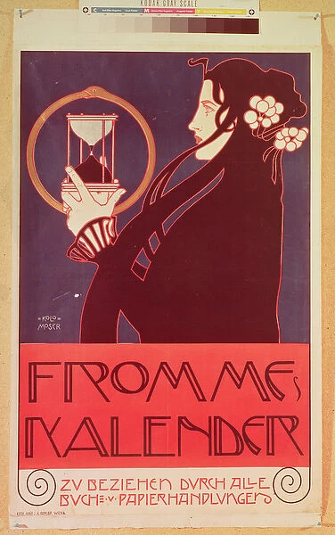 Design for the Frommes Calendar, for the 14th Exhibition of the Vienna Secession