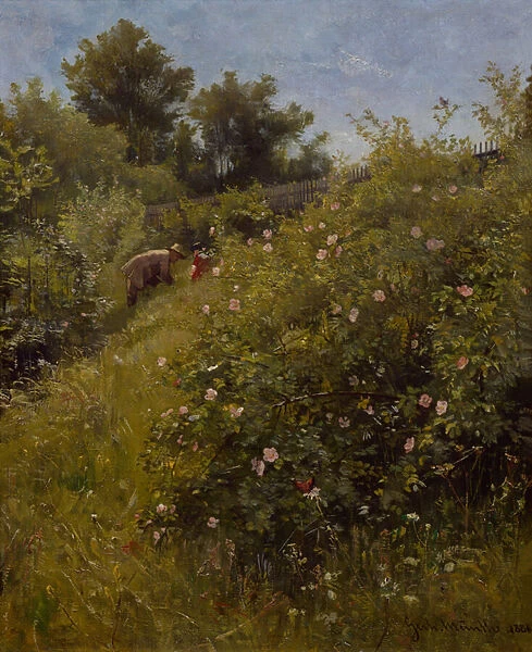 Dog roses, 1886