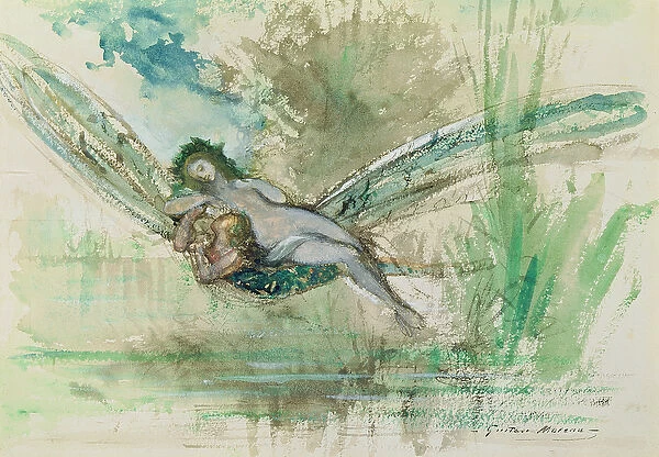 Dragonfly, c. 1884 (w  /  c on paper)