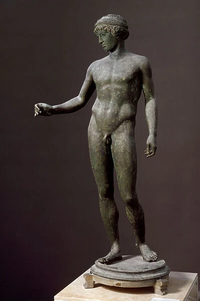 Ephebe. 1st century (Bronze sculpture)