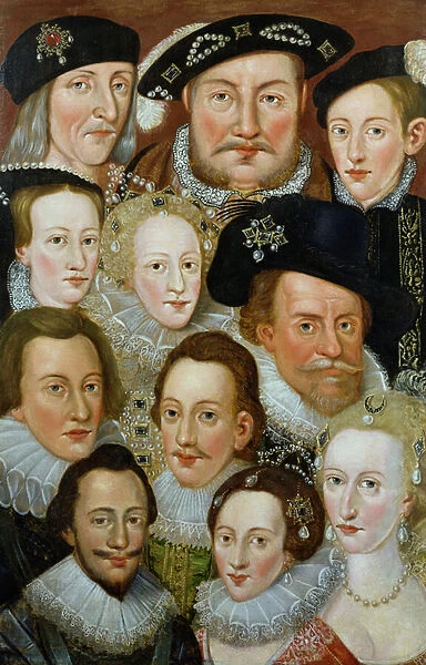 European Royalty (oil on canvas)