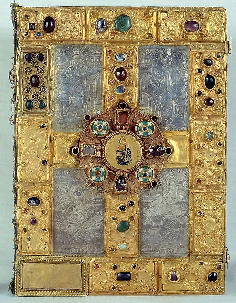 Evangelical encrusted with precious stones of Saint Gauzelin (Gauzelin of Toul)