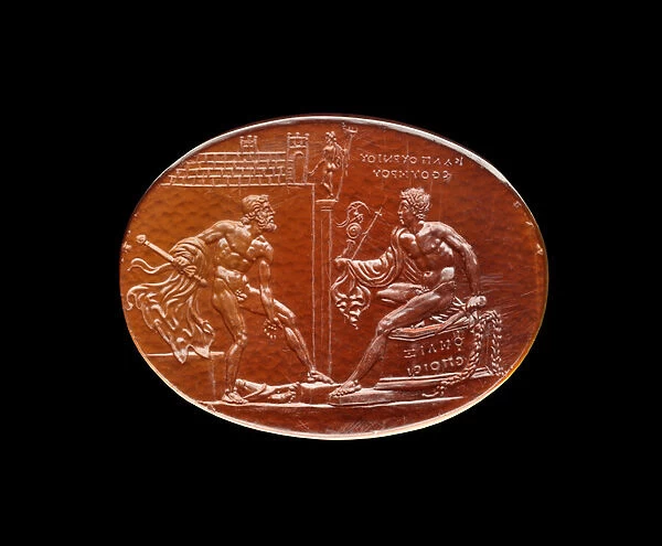 The Felix Gem, depicting Ulysses and Diomede seizing an image of Athena from Troy