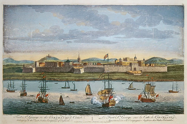 Fort St. George, Coromandel Coast, 1794 (engraving)