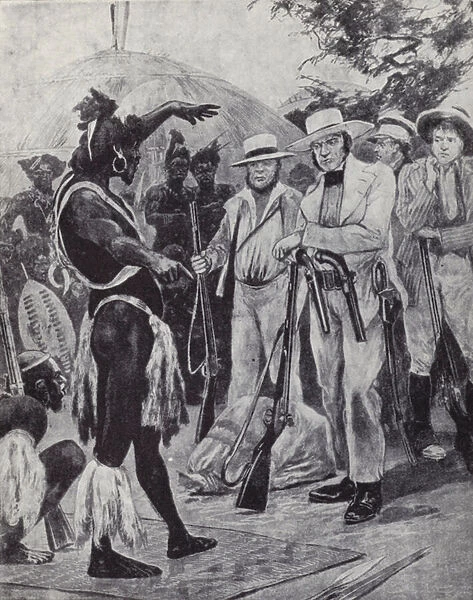 Francis Farewell of The Farewell Trading company, founder of the Port Natal Colony in Southern Africa, 1823 (litho)