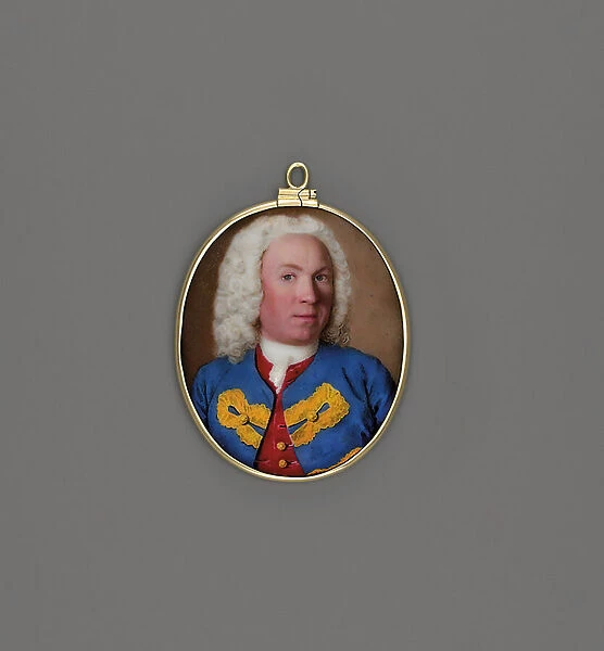A gentleman, called Hugh, Earl of Marchmont (enamel on copper)