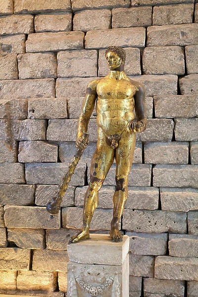 Gilded bronze statue of Hercules (bronze)