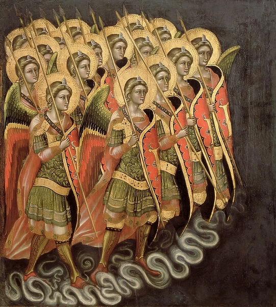 The Heavenly Militia, c. 1348-54 (tempera on panel)