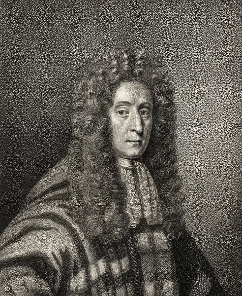 Henry Hare Lord Colerane, engraved by Bocquet, illustration from A catalogue of Royal