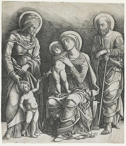 The Holy Family with the Infant Saint John, c. 1495-1505 (engraving)