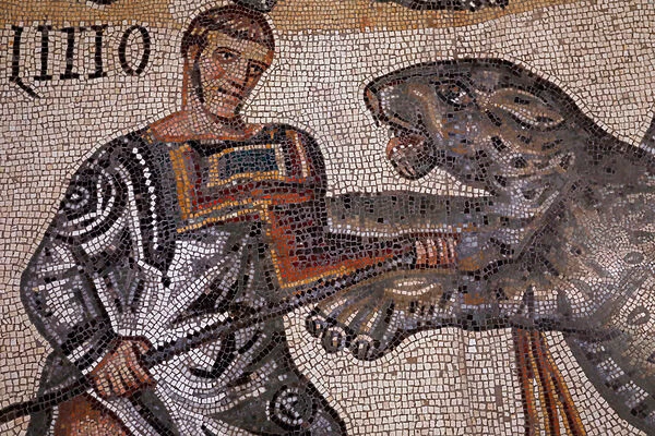 Hunting scene. 320-330, mosaic