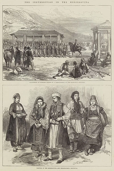 The Insurrection in the Herzegovina (engraving)