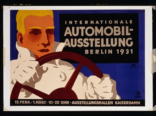 Internationale Automobil-Austellung, Berlin 1931, 1931 (lithograph in colours)