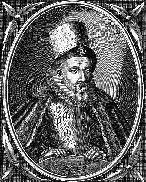 James VI, illustration from Iconographia Scotia, or Portraits of Illustrious