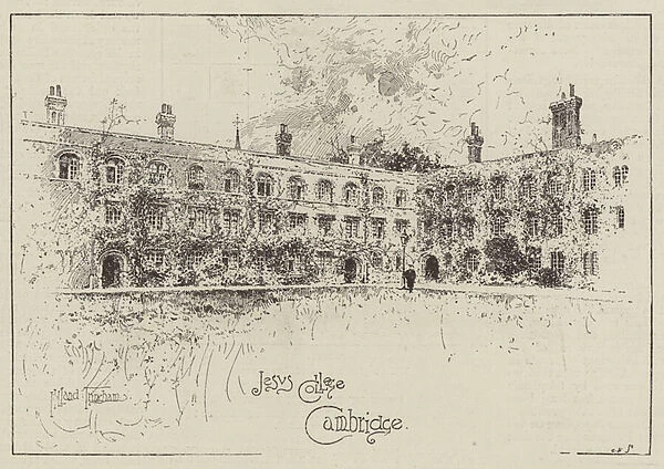 Jesus College, Cambridge (engraving)