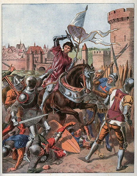 Joan of Arc is taken prisoner on May 23rd 1430 and is handed over to the English at