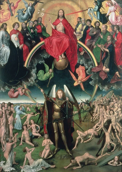 The Last Judgement, 1473 (central panel) (oil on panel)