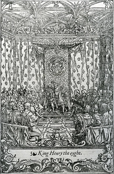 King Henry the eyght, illustration from The Union of the Two Noble and Illustre