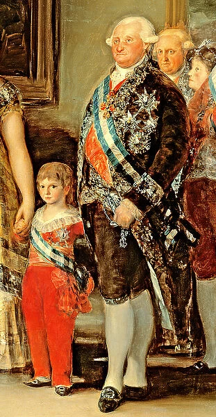 The King and Queen of Spain, Charles IV and Maria Luisa, with their family, 1800