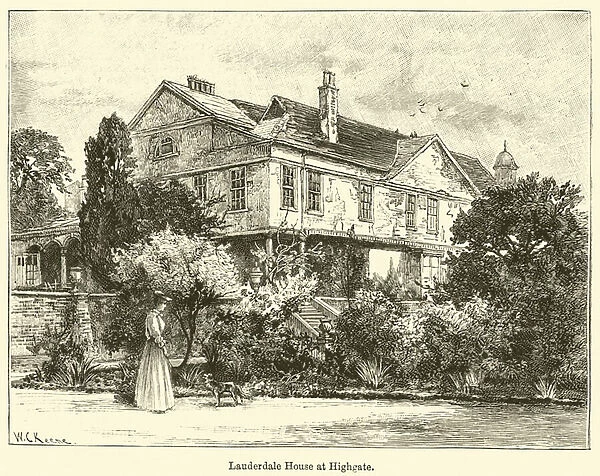 Lauderdale House at Highgate (engraving)