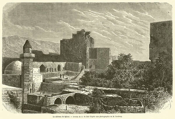 Le chateau de Djebel (engraving)
